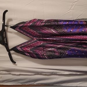 Sleeves asymmetrical dress